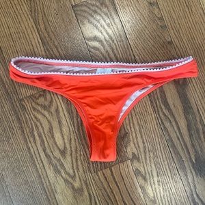 Jcrew coral and pink bikini bottoms
